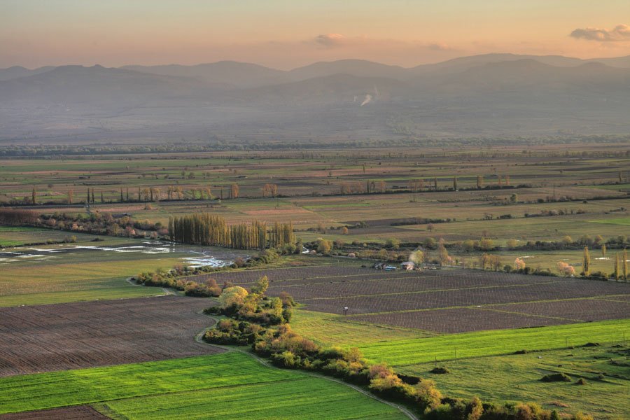 In the photo Alazani Valley Alazani Valley