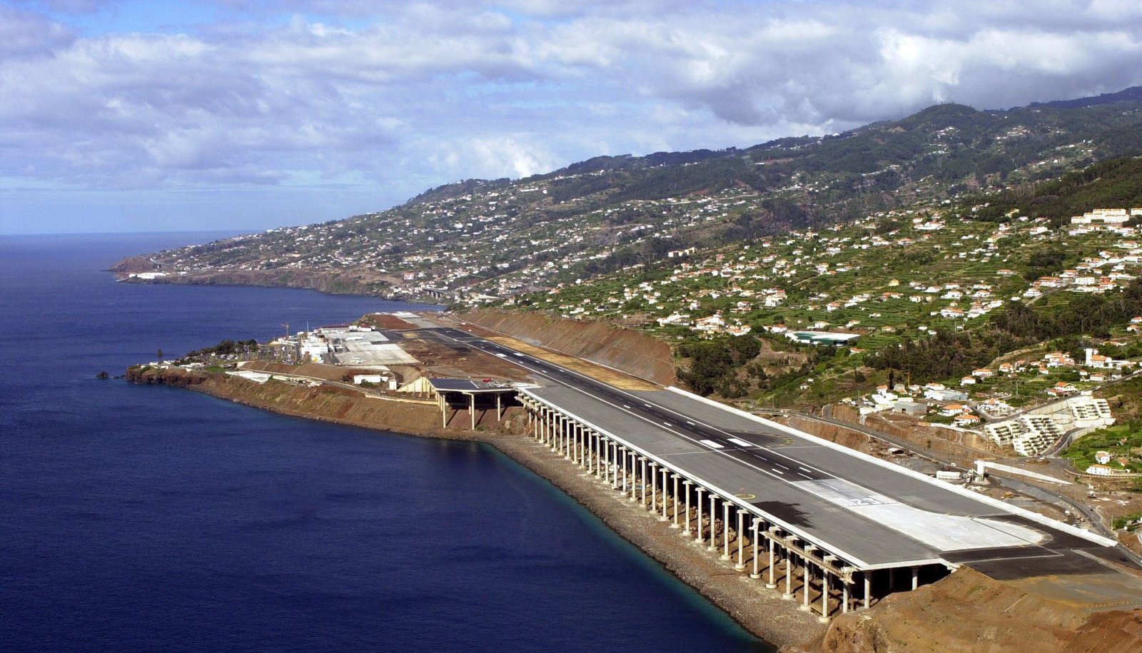 Photo of the airport on the island of Madeira Airport on the island of Madeira