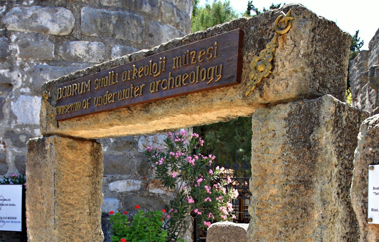 Photo of the sign Bodrum Museum of Underwater Archaeology Bodrum Museum of Underwater Archaeology