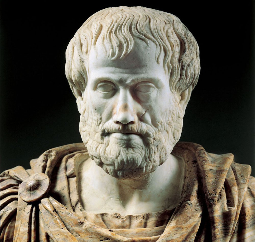 Photo of the bust of Aristotle Bust of Aristotle