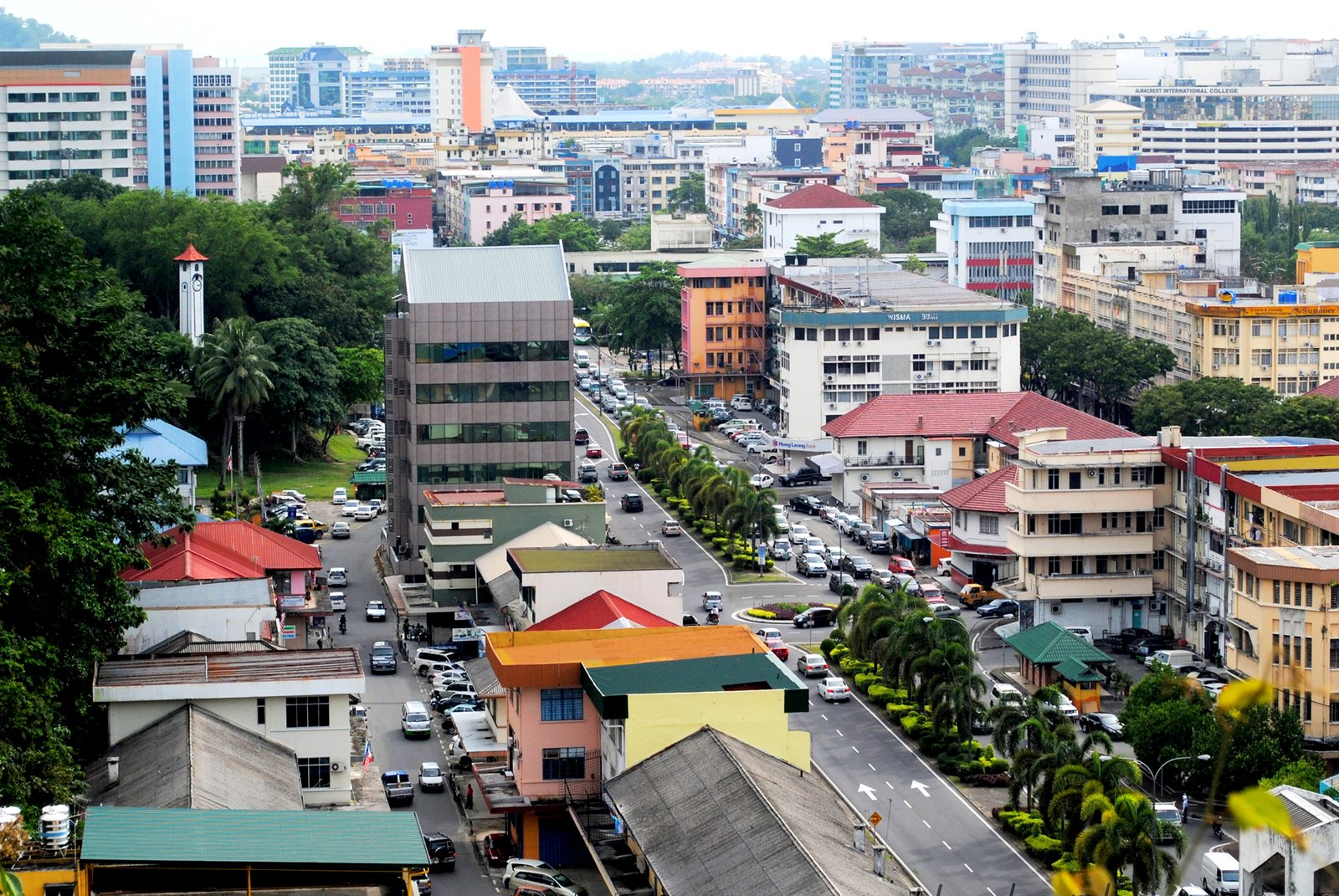 Top photo of Kota Kinabalu Top view of Kota Kinabalu city