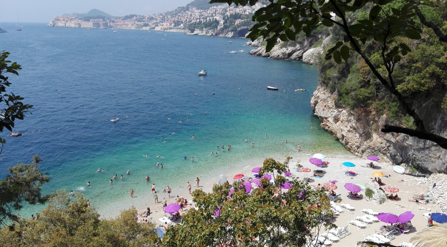 Sveti Yakov beach between the rocks Sveti Yakov beach view