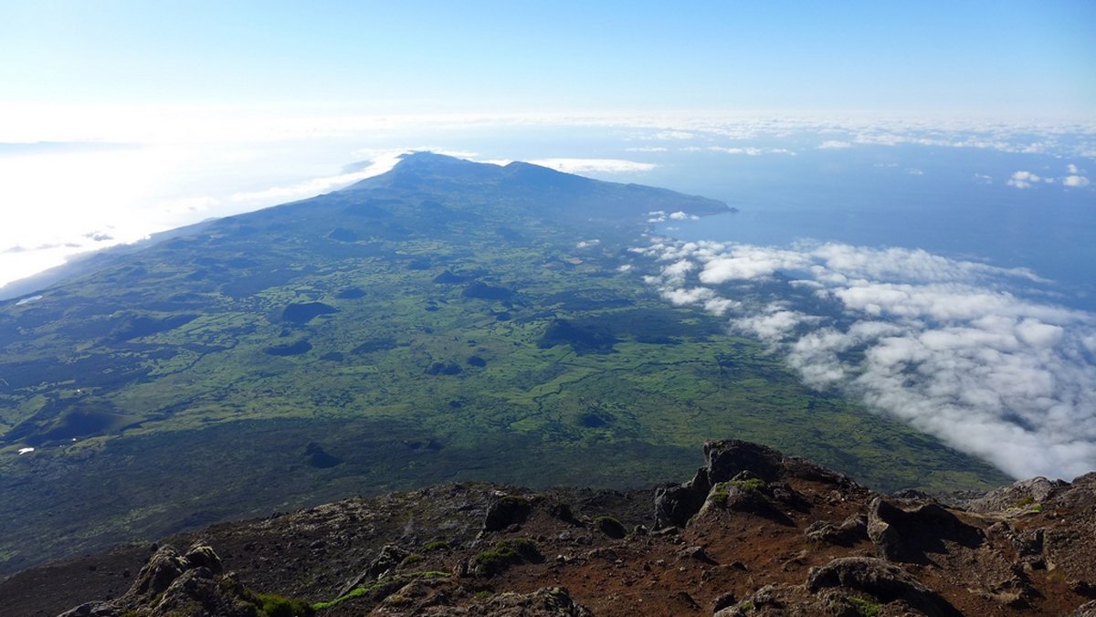 Photo of the view from the top of Mount Pico View from the top of Mount Pico