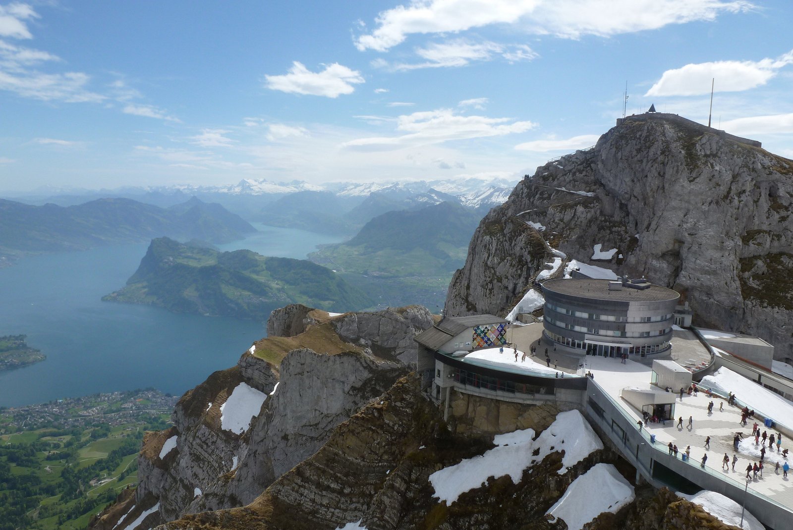 Mount Pilatus, observation deck at the top Mount Pilatus