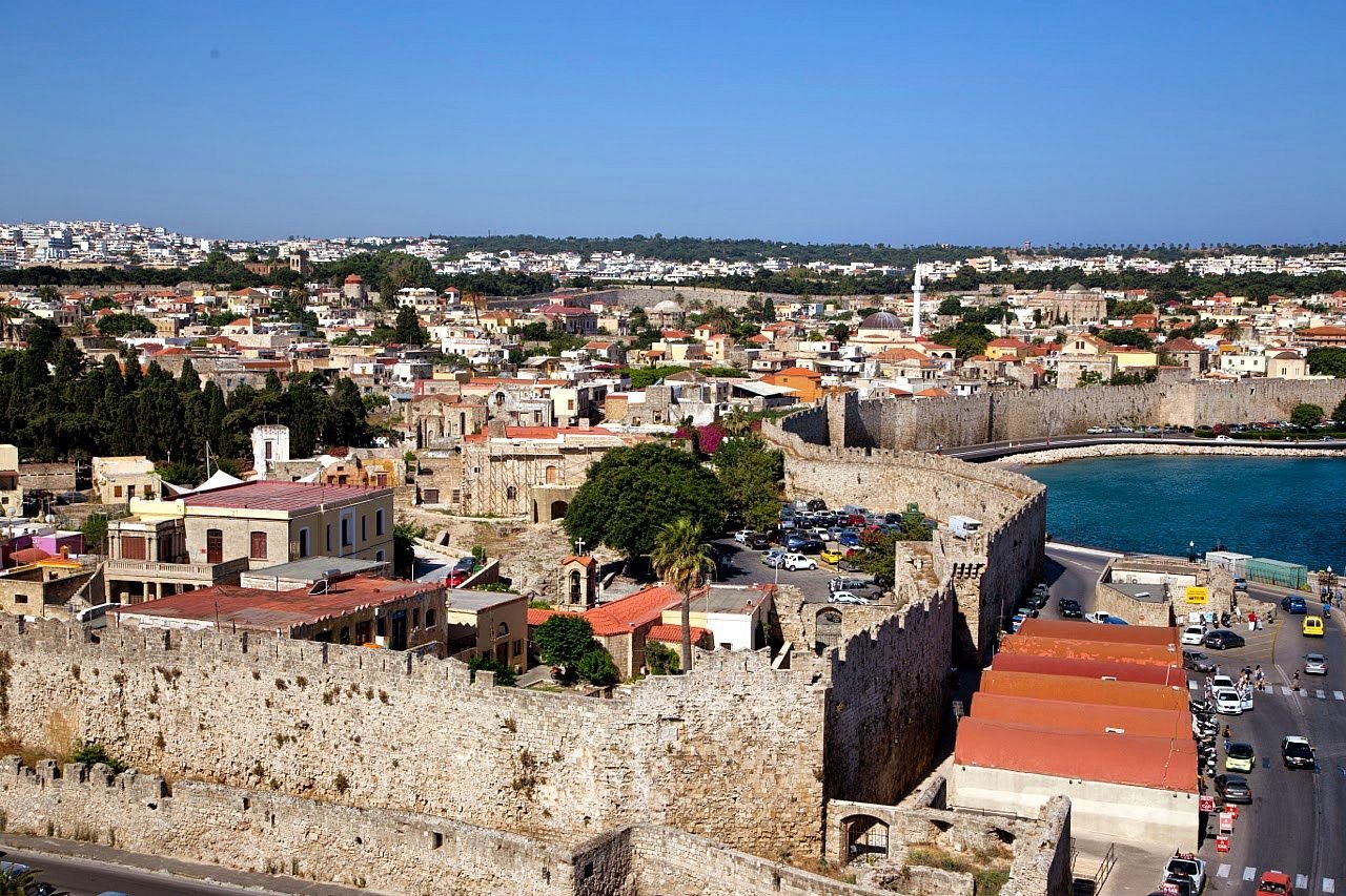 Rhodes Old Town in Greece City of Rhodes