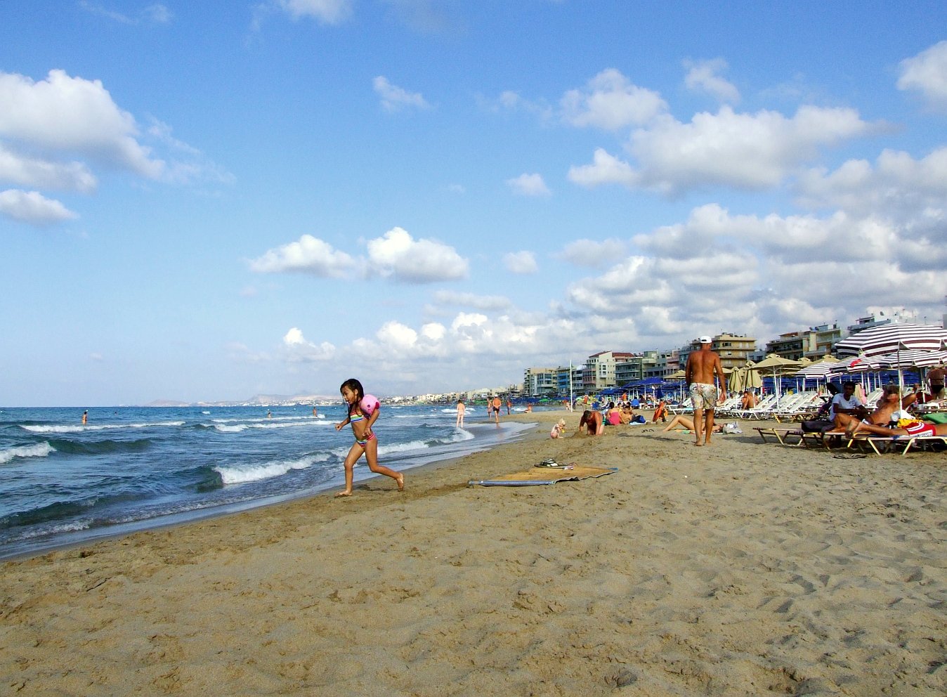 Pictured is Rethymno City Beach Rethymno City Beach