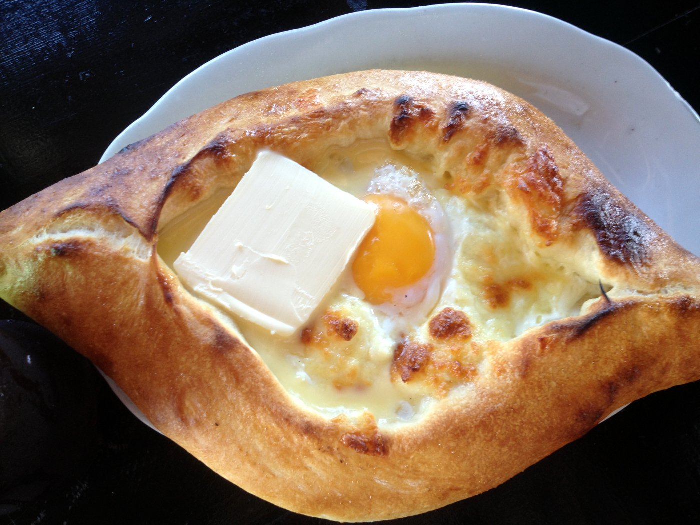 Georgian khachapuri
