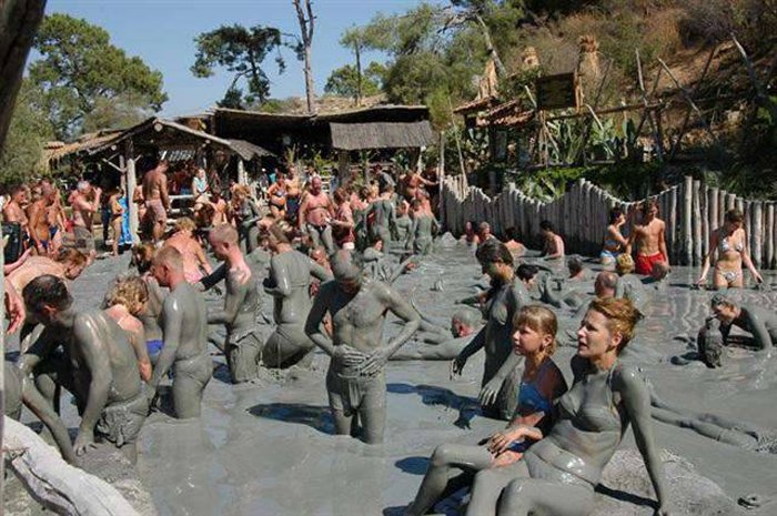 Mud treatment in Dalaman Mud baths in Dalaman