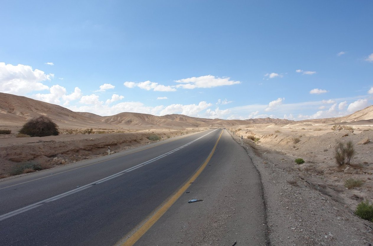 Masada National Park Road Highway to Masada
