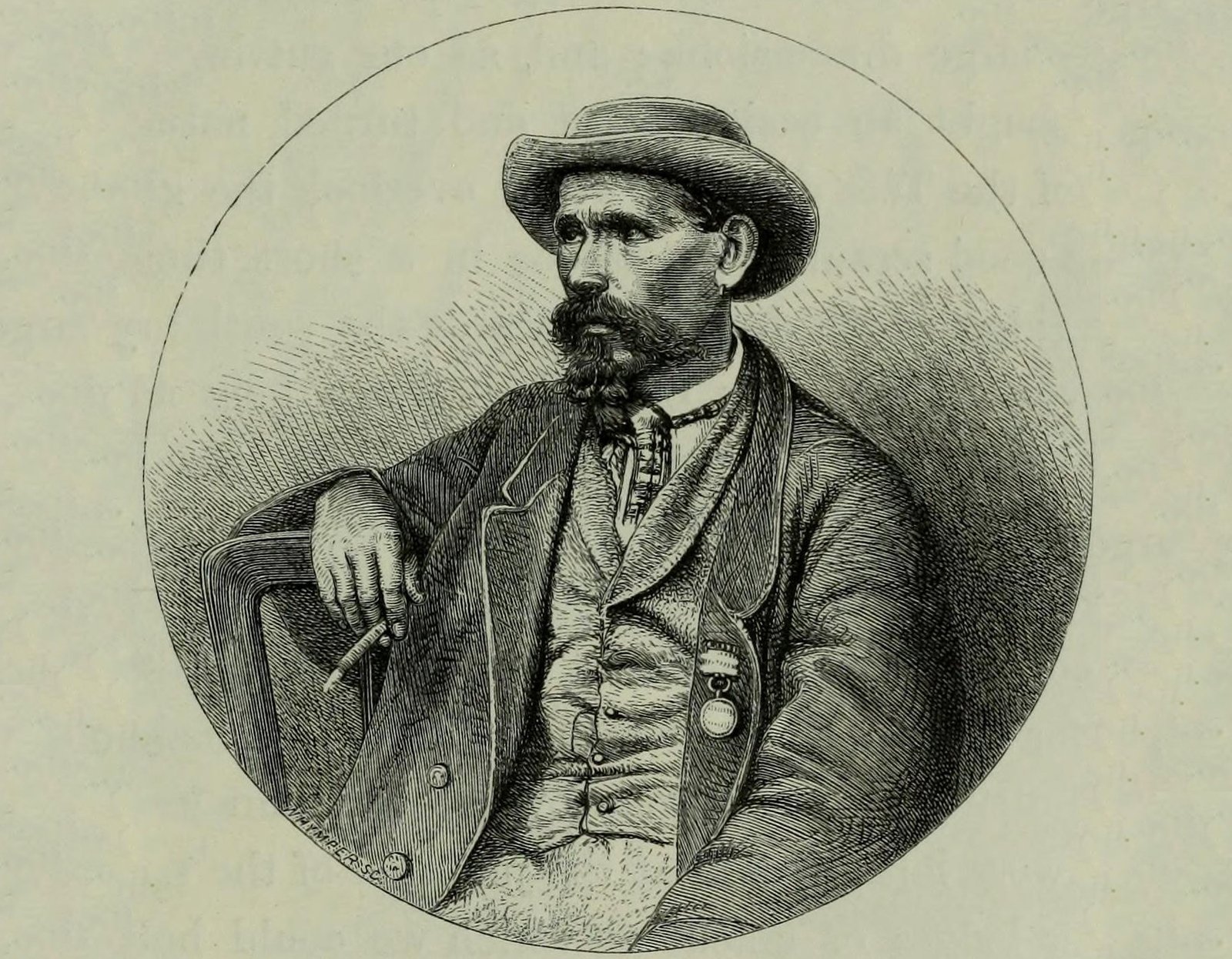 Jean-Antoine Carrel, image from E. Whymper's book Scrambles Among the Alps Image by Jean-Antoine Carrel