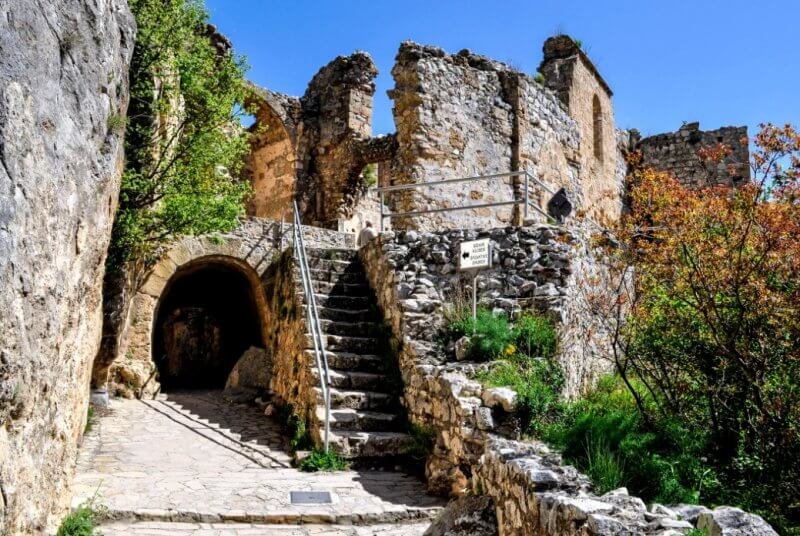 Photo: St. Hilarion's Castle in Kyrenia, Northern Cyprus St. Hilarion Castle