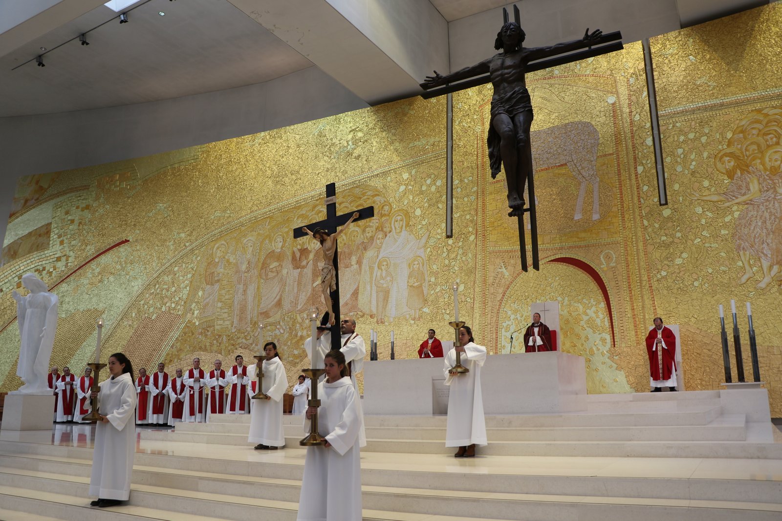 Interior of the temple