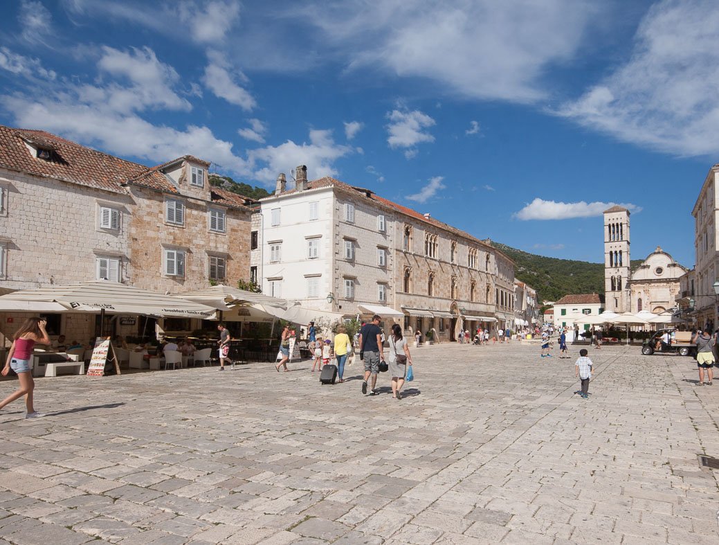 St. Stephen's Cathedral in the center of the capital St. Stephen's Cathedral in Hvar