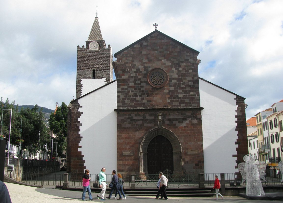 In the photo is the Cathedral of Funchal Cathedral of Funchal, Madeira