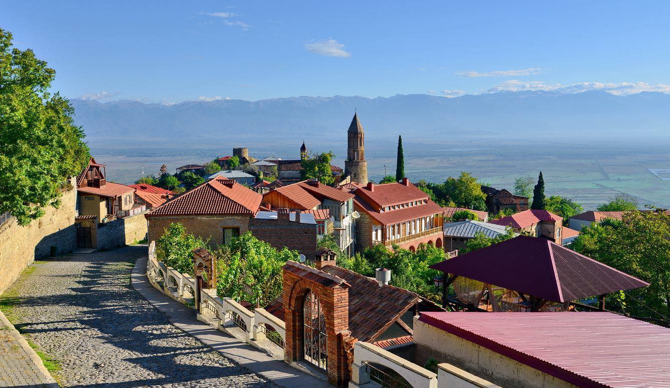 In the photo Kakheti in spring Kakheti in spring