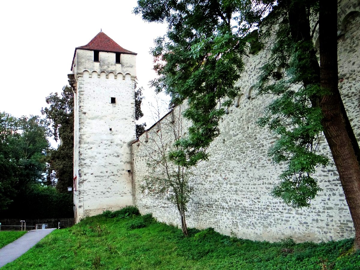 Museggmauer Wall and Tower, Lucerne Muzeggmauer Fortress