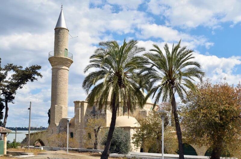 Photo: Hala Sultan Tekke - Mosque in Larnaca, Cyprus Hala Sultan Tekke Mosque