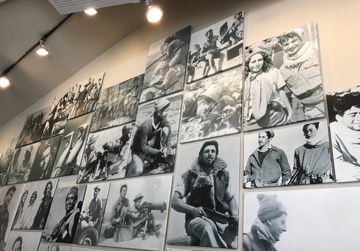 Photo at the Palmach Museum, Tel Aviv At the Palmach Museum