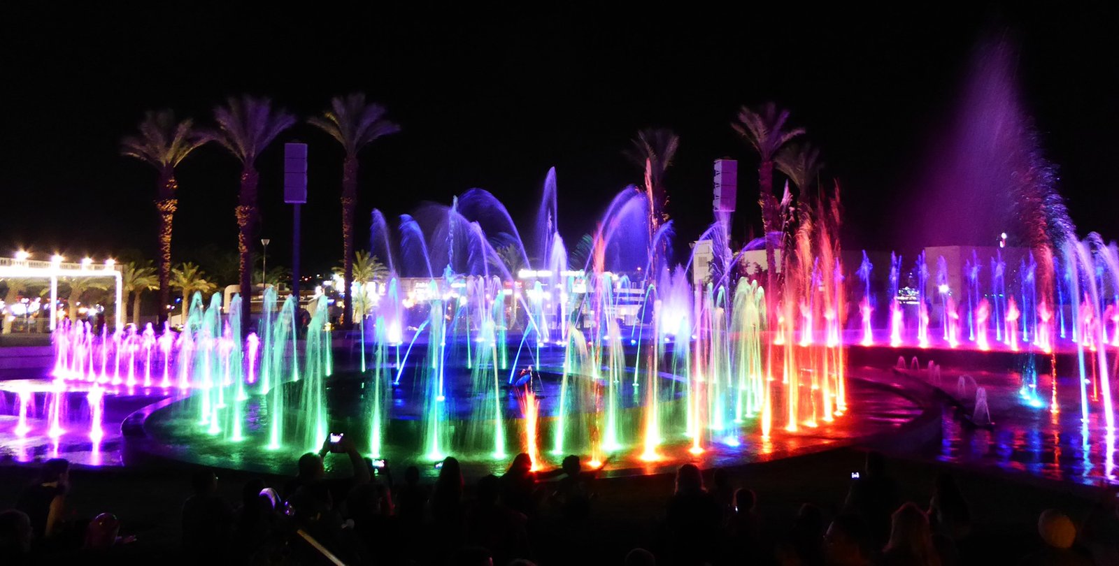 Singing fountain in Eilat Musical fountain