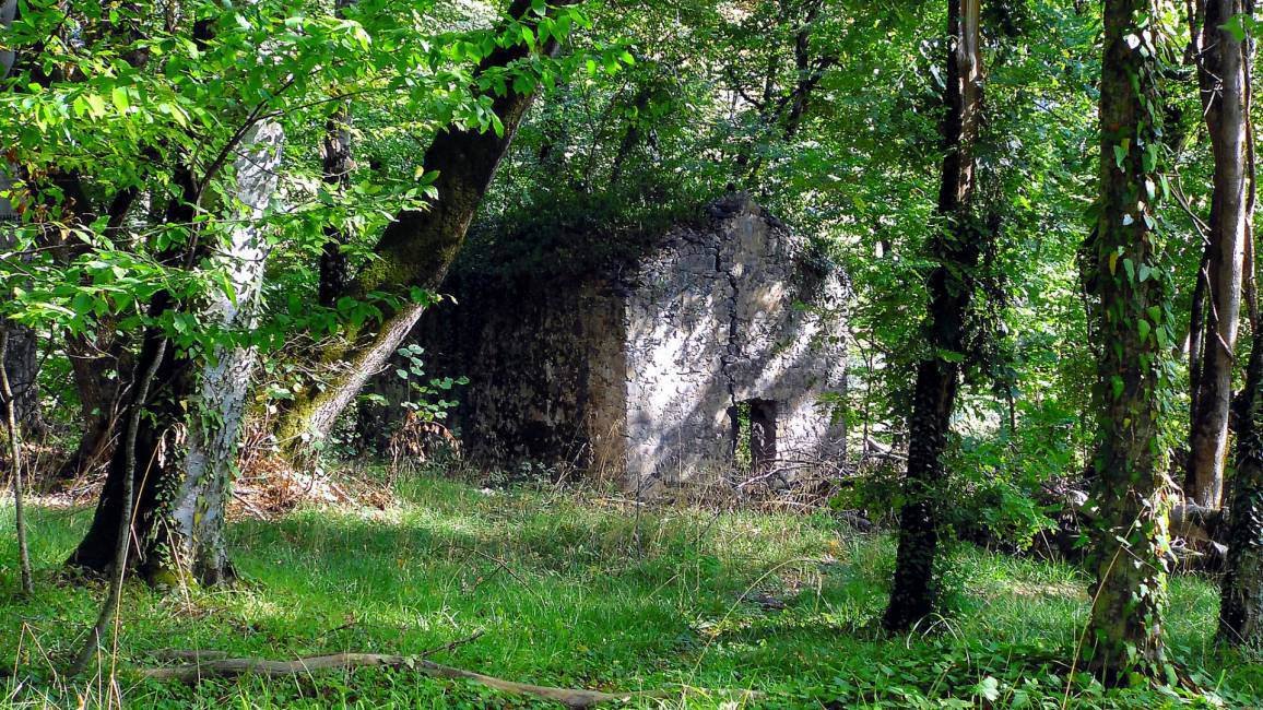 Abandoned building in Lagodehi National Park Lagodehi National Park