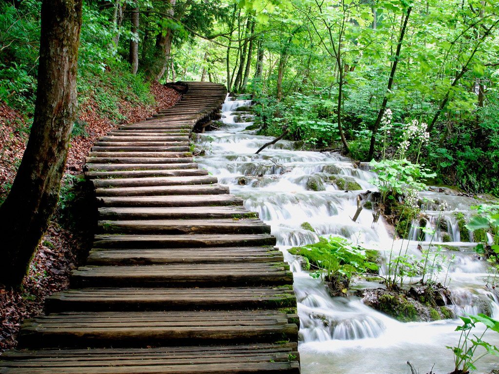Plitvice Lakes Wooden Hiking Trail Plitvice Lakes Hiking Trail