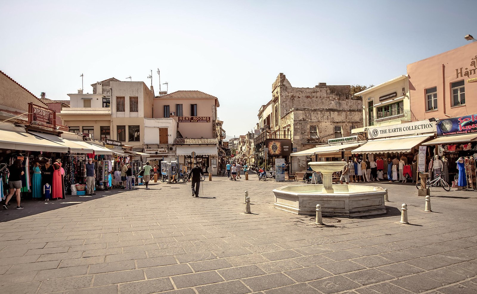 pictured is the E. Venizelos Square in Chania E. Venizelos Square, Chania