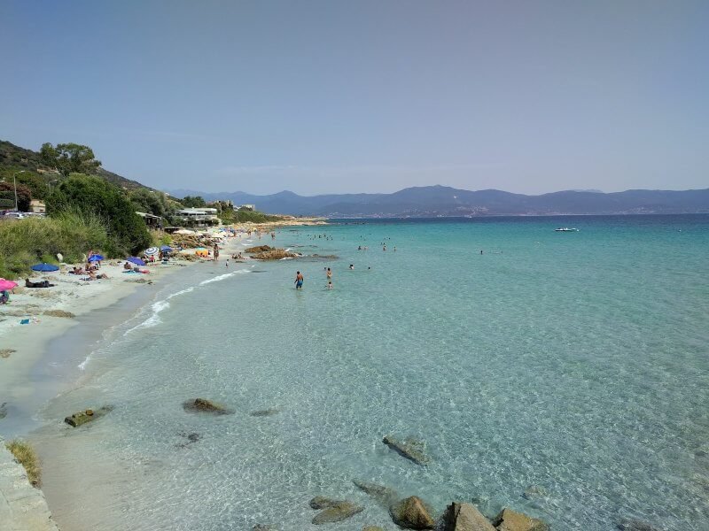 Photo: Barbicahia Beach Ajaccio Beach Plage de Barbicaghja, Corsica