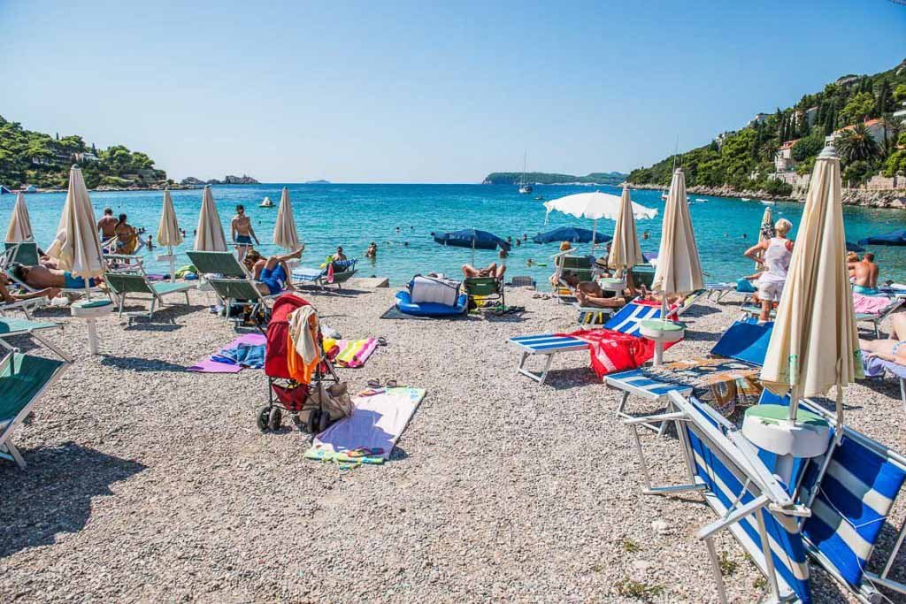 Photo of Lapad beach in Dubrovnik Lapad Beach