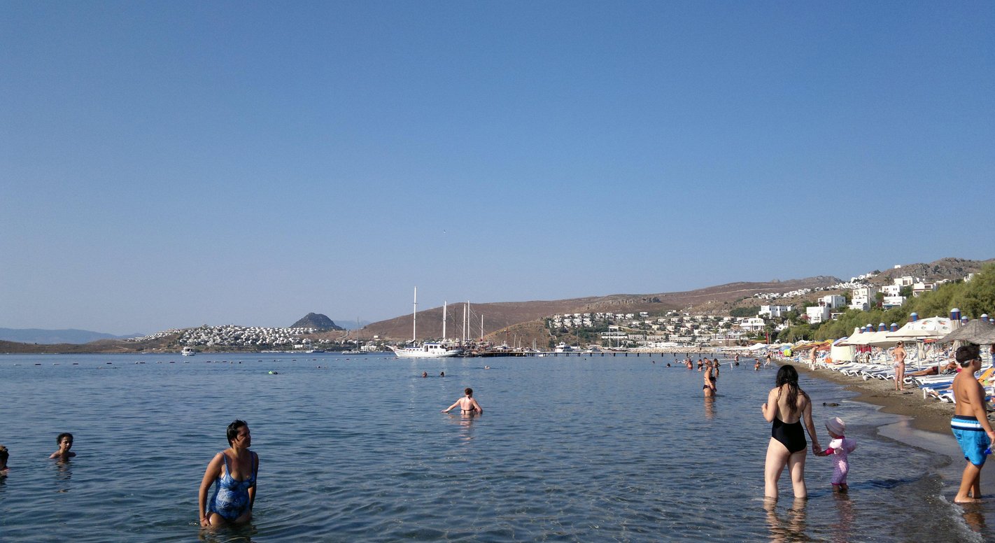 Pictured Yahshi Beach, Bodrum Yakhshi Beach