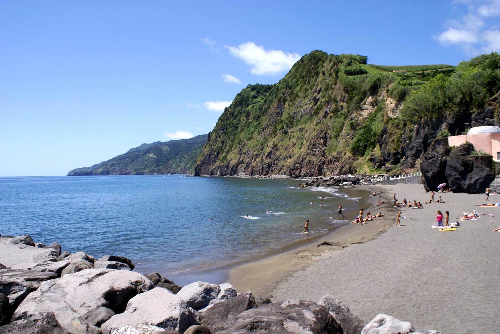 Photo of the beach on the island of San Miguel Beach on the island of San Miguel