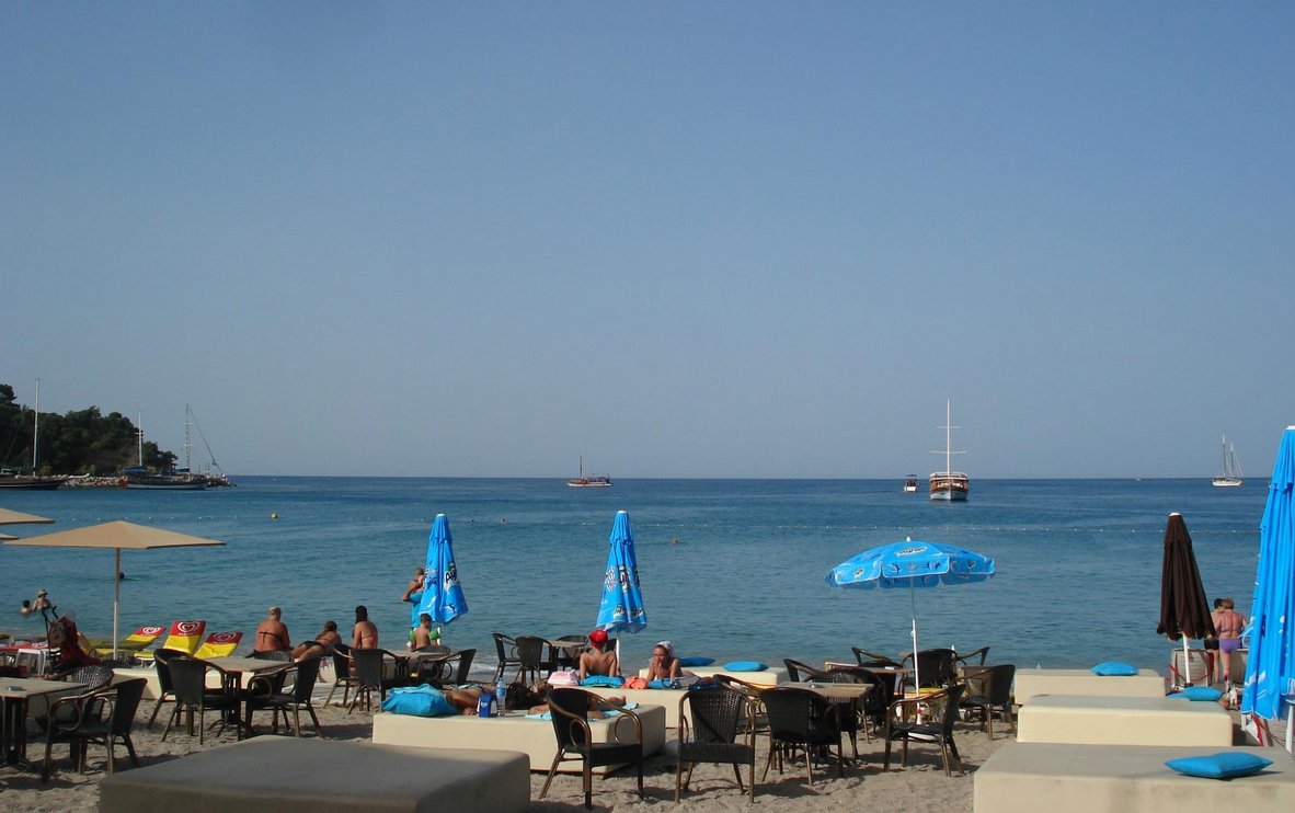 Photo of the sandy beach in the park "Moonlight" Moonlight Park Beach