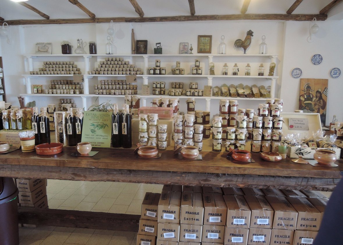 In the photo Cretan Olive Oil Farm products Cretan Olive Oil Farm Products