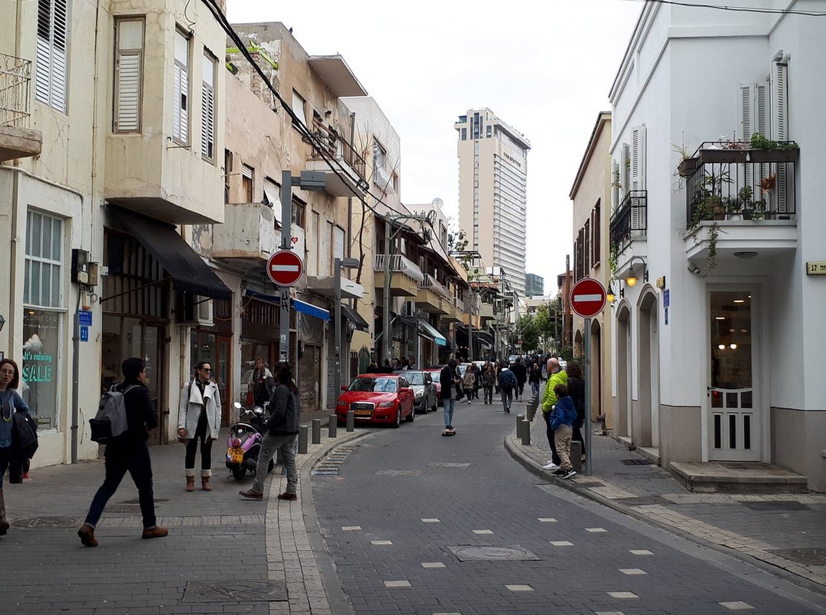 Neve Tzedek Street Houses, Tel Aviv Neve Tzedek District