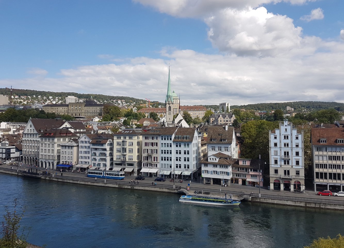 View from the Lindenhof observation deck Lindenhof Observation deck