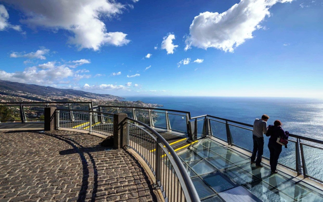 Photo from the observation deck at Cape Cabo Girao Viewpoint at Cabo Girao