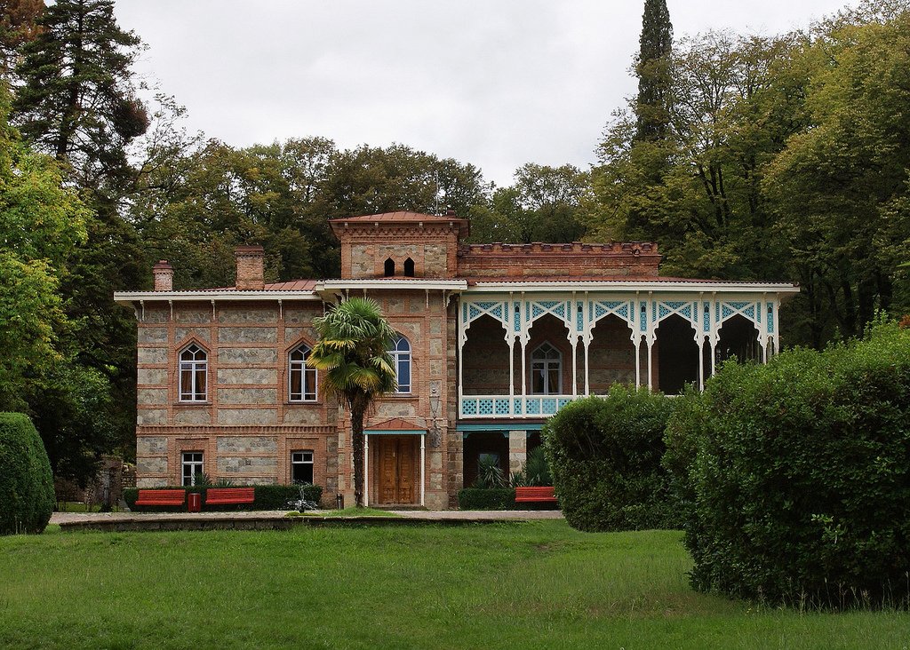 Pictured is the Chavchavadze House Museum in Tsinandali Chavchavadze Manor in Tsinandali, Georgia