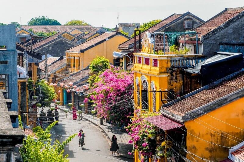One of the streets in Hoi An Old Town Hoi An Street