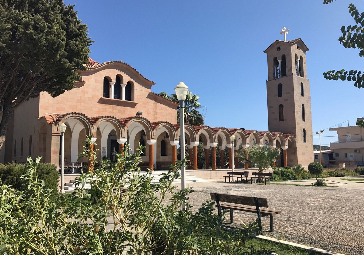 Pictured is the altar in the Church of St. Nectarius Altar in the Church of St. Nectarius