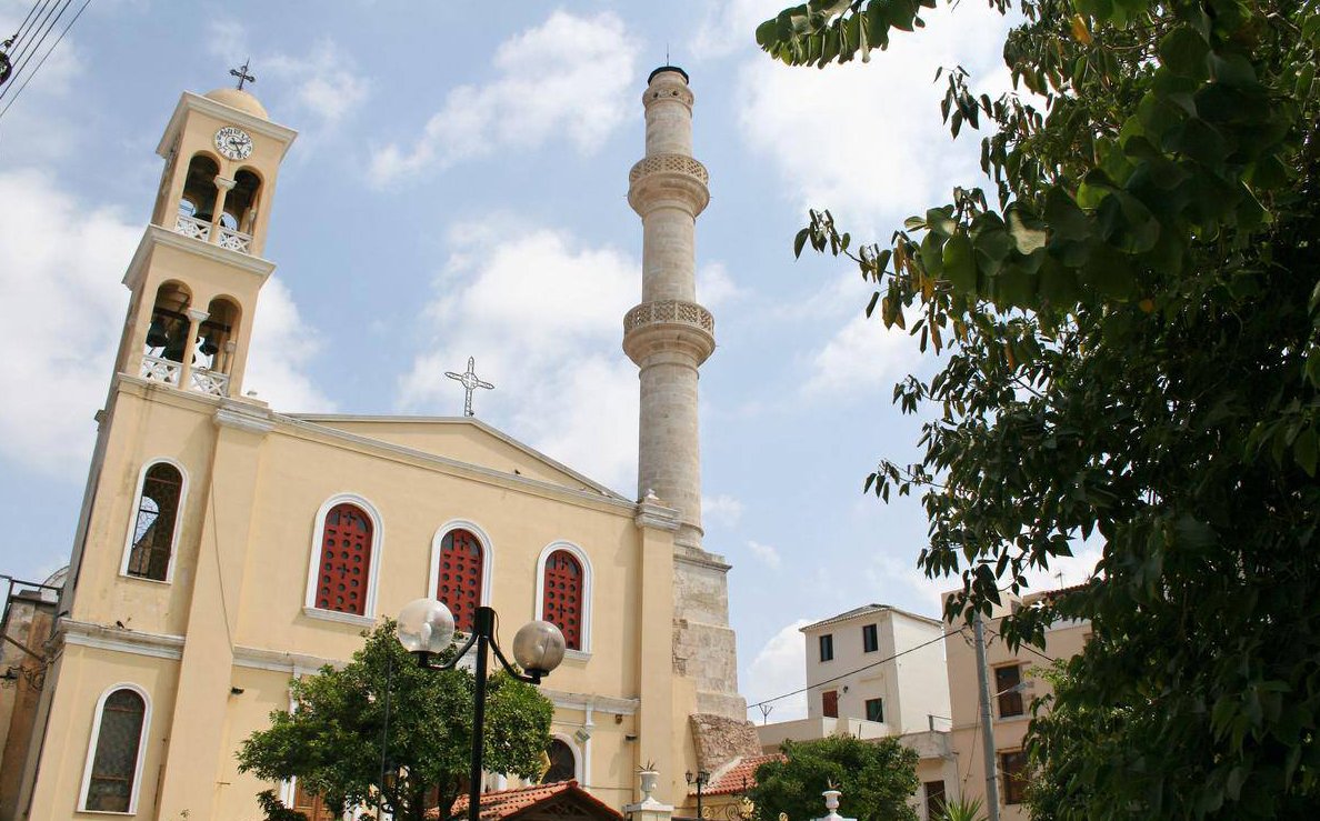 Pictured is the Church of St. Nicholas in Chania St. Nicholas Church, Chania