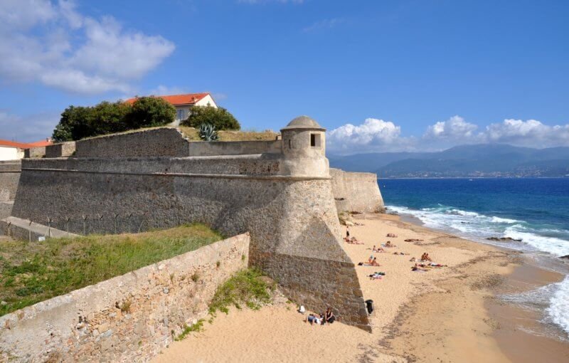 Fort Ajaccio in Corsica Photo: Citadel of Ajaccio