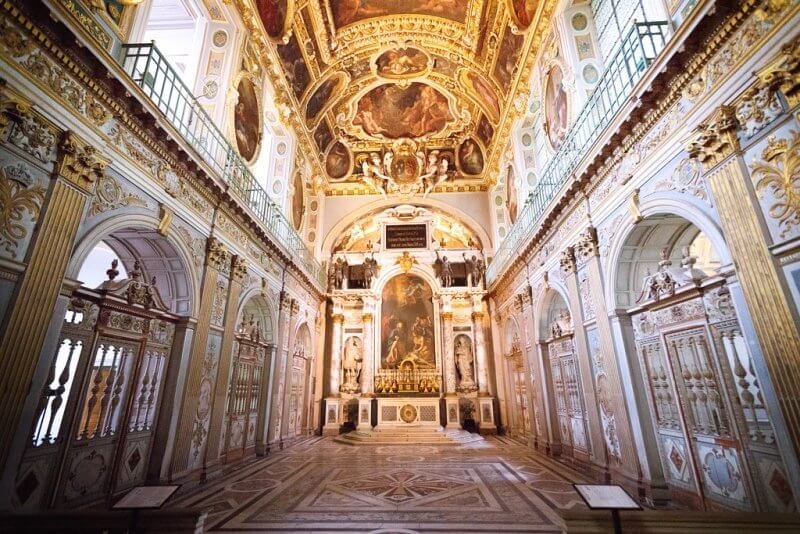 Photo: inside the chapel at Fontainebleau Castle Enchantment of the Castle