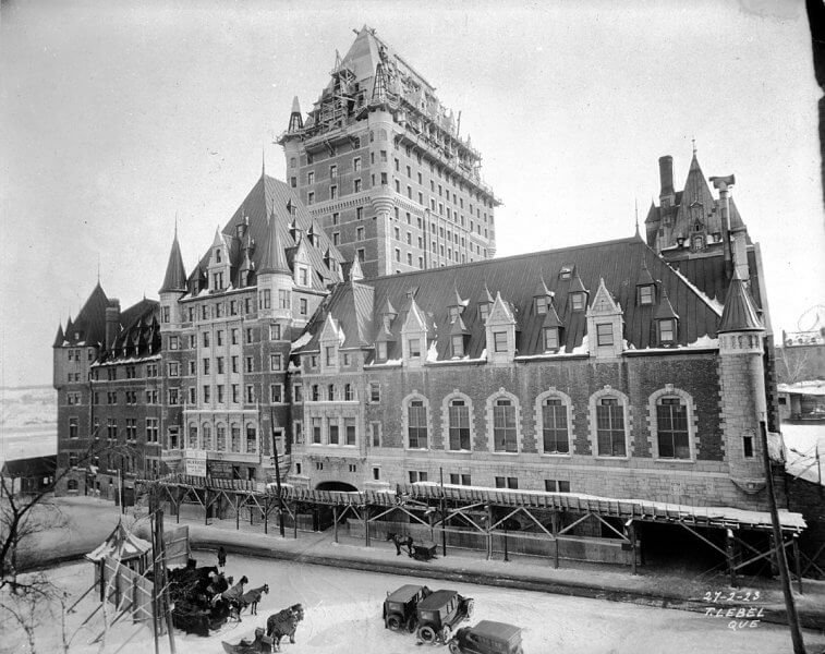 History of Chateau Frontenac-construction