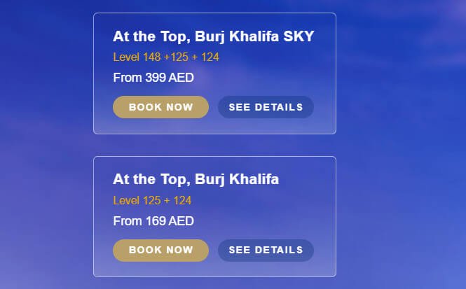 AT THE TOP SKY Burj Khalifa Observation Deck Ticket AT THE TOP SKY Observation Deck ticket