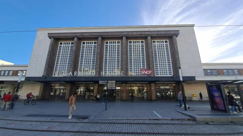 Photo: Le Havre train station in France