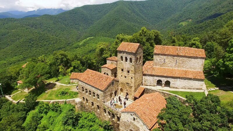 View of the Nekresi monastery complex in Georgia Nekresi Monastery Complex