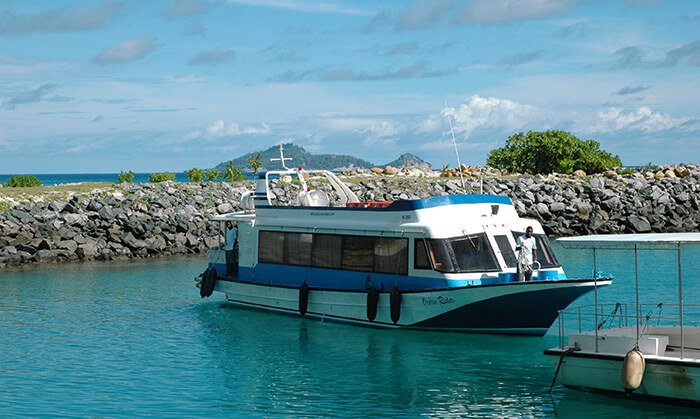 Photo: Mahe Island boat ferry to Silhouette Silhouette Island Ferry