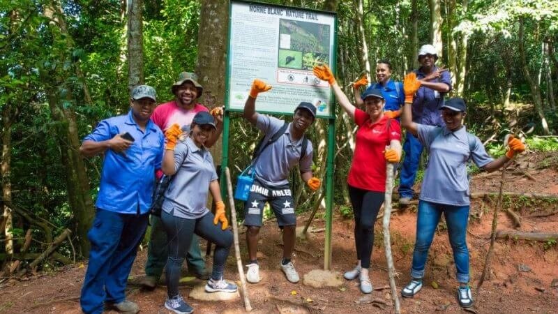 People on the Morn Trail