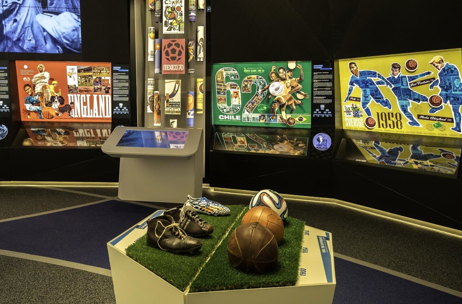 Photo at the FIFA Museum in Zurich At the FIFA World Football Museum
