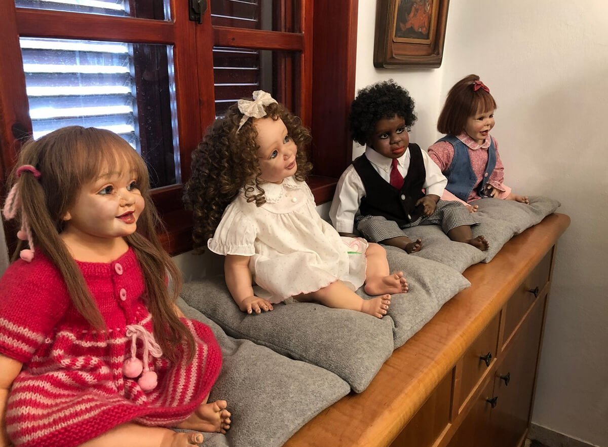 Wax dolls at the Fine Art & Doll Museum At the Fine Art & Doll Museum