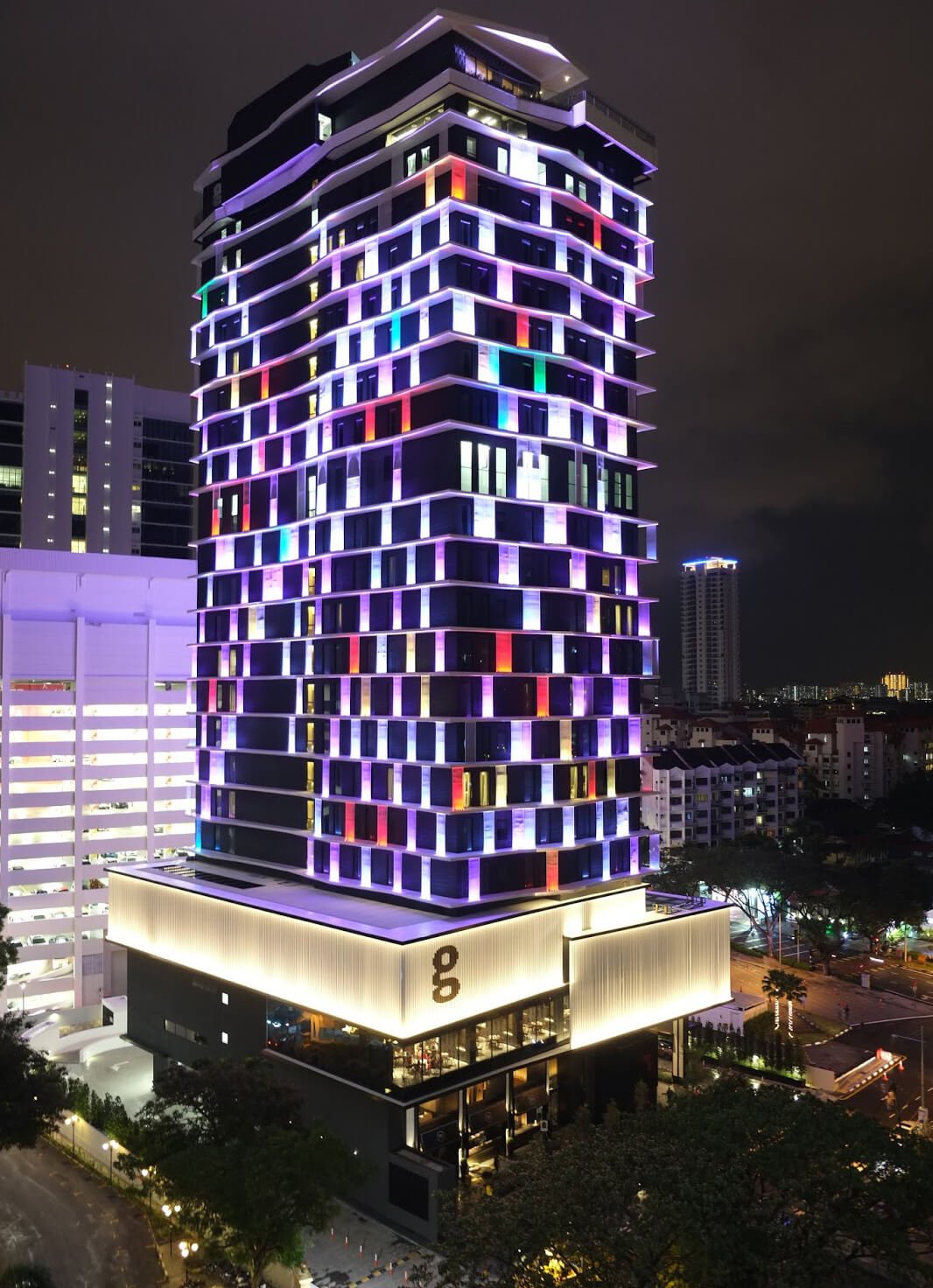 Night photo of G Hotel Kelawai on Penang Island 5* G Hotel Kelawai Penang